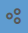 Blue hollow-dots icon: no connection