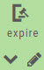 Green Journal tab labeled expire with no corner color tag