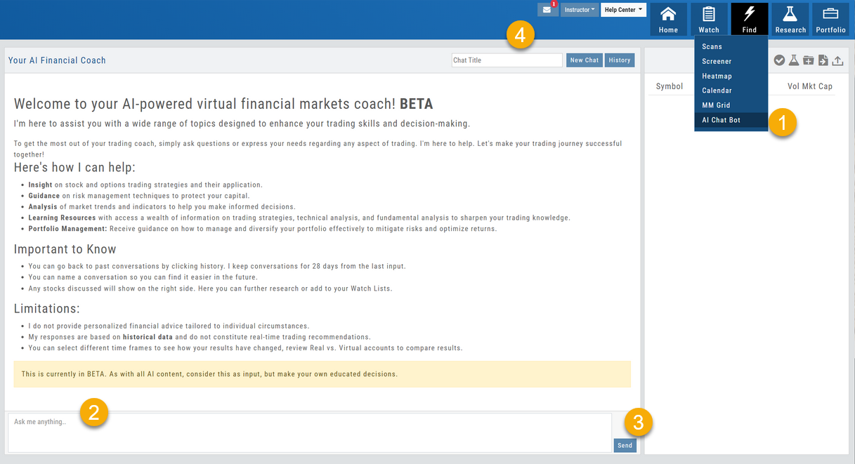 Your AI Financial Coach (BETA) under Find ><button
			class=