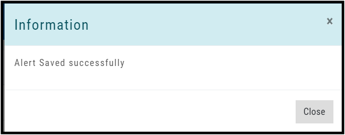 The Information dialog: 