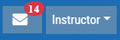 Envelope icon with unread-count badge